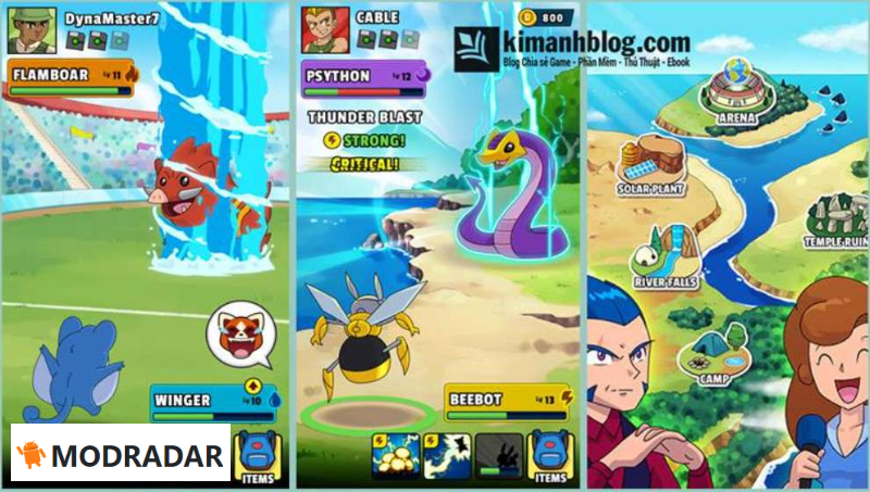 He thong the bai trong Dynamons World Hack - Tải Hack Dynamons World Mod Apk (Full tiền, Full Rồng, Max Level) v1.11.29 Dynamons World Hack cung cấp cho người chơi các thẻ bài với những thuộc tính đặc biệt