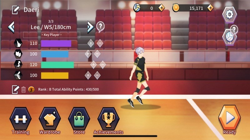 He thong trong Hack The Spike Mod - Tải Hack The Spike Apk (MOD Full Cầu Thủ, Vô Hạn Tiền) v5.9.411 Hệ thống cầu thủ trong Hack The Spike Mod