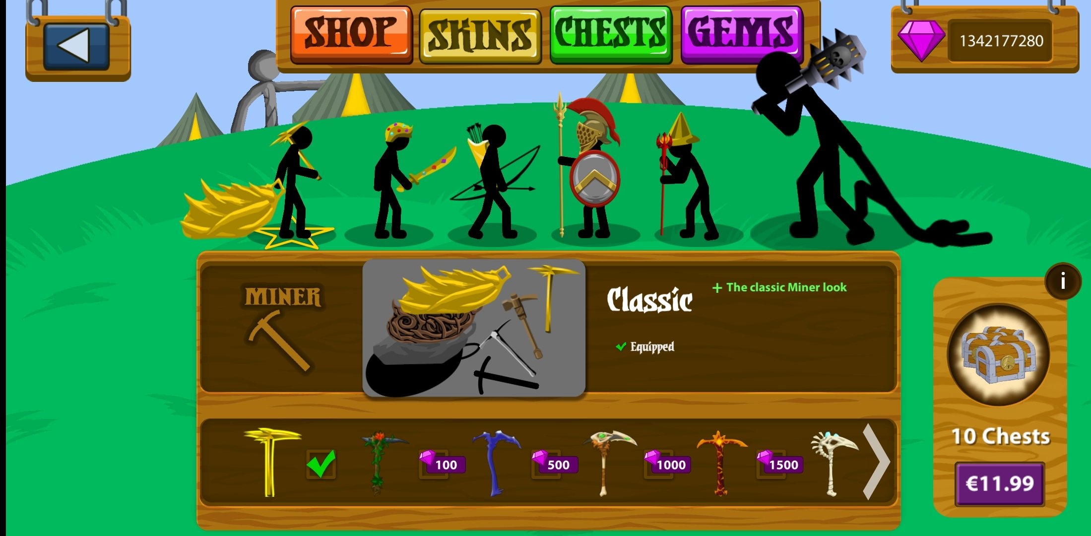 Phien ban Stick War Legacy Mod 99999999 tien - Tải Hack Stick War Legacy Mod 99999999 Apk ( Vô hạn tiền) v2023.5.907 Stick War: Legacy Mod 99999999 tiền người chơi sẽ được sở hữu một số tiền khổng lồ