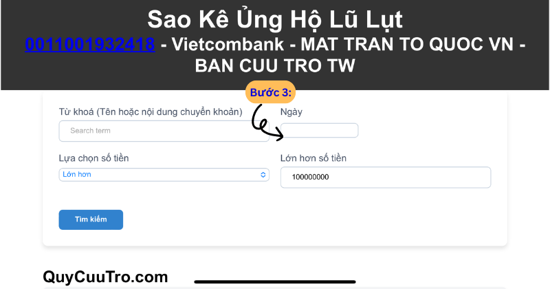 Cách Check Sao Kê