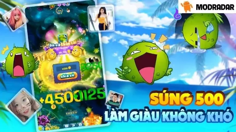 Features of iCá – Bắn Cá ZingPlay VNG Mod