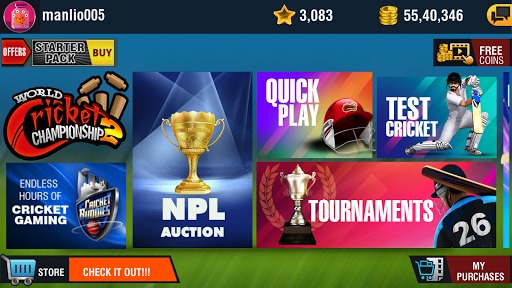 World Cricket Championship 2 mod apk Classic Gameplay