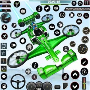 Flying Formula Car Racing Game mod v5.2.3 (Unlimited Money)