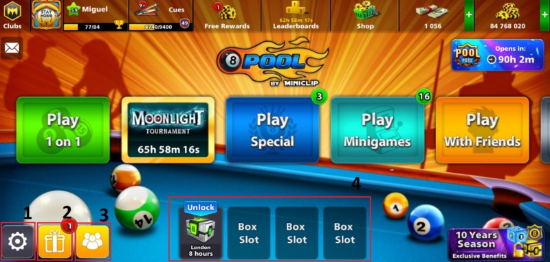 Da dang che do choi trong 8 Ball Pool APK - Tải 8 Ball Pool Hack Apk (Mod Vô Hạn Tiền, Đường Kẻ Dài, Menu) v56.7.0 Trong 8 Ball Pool APK trò chơi cung cấp nhiều chế độ chơi hấp dẫn