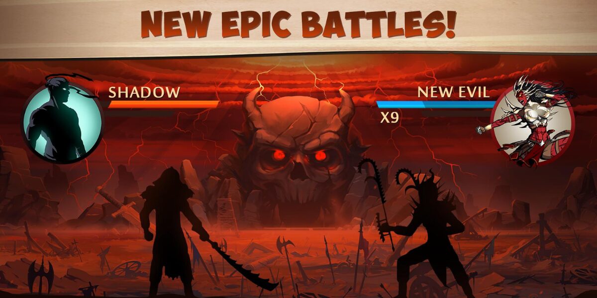 Shadow Fight 2 người chơi sẽ đối mặt với sáu đối thủ mạnh mẽ khác nhau