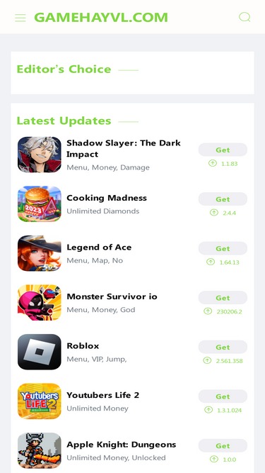 Kho game và ứng dụng MOD phong phú trong GAMEHAYVL