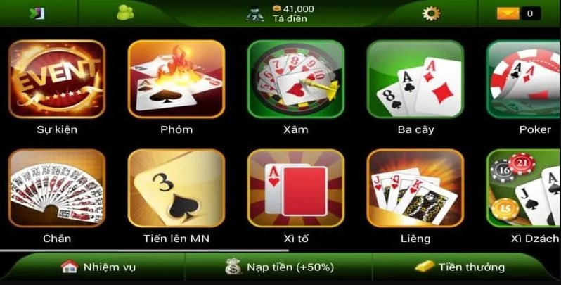 trò chơi hot tại game bài QH88