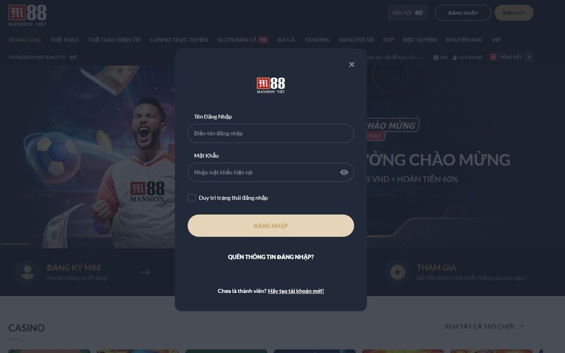 Những lưu ý quan trọng cần biết trước khi đăng ký M88